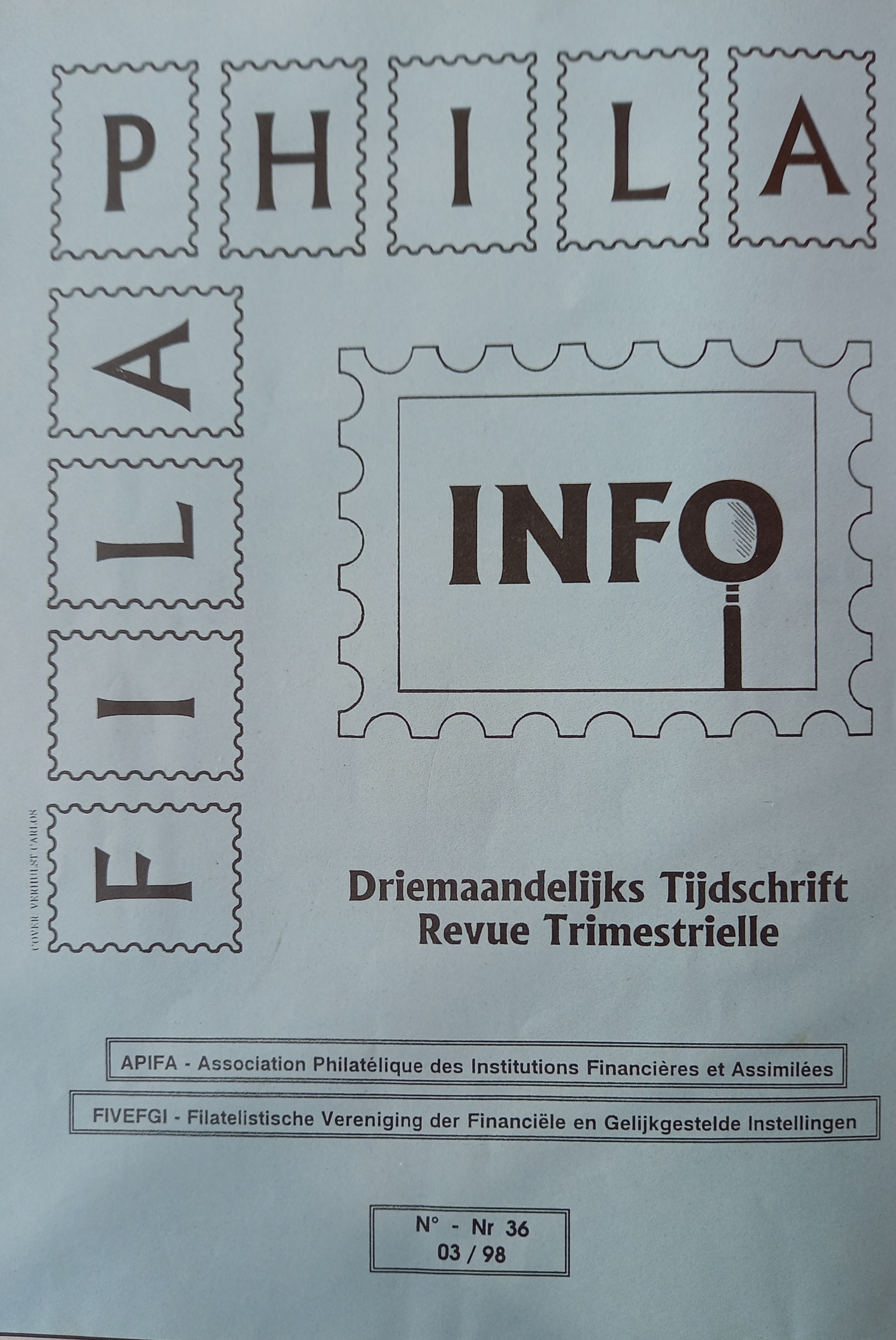 Couverture magazine Phila Info Mars 1998